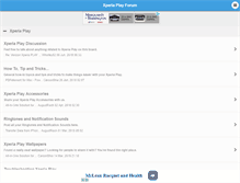 Tablet Screenshot of myxperiaplay.com